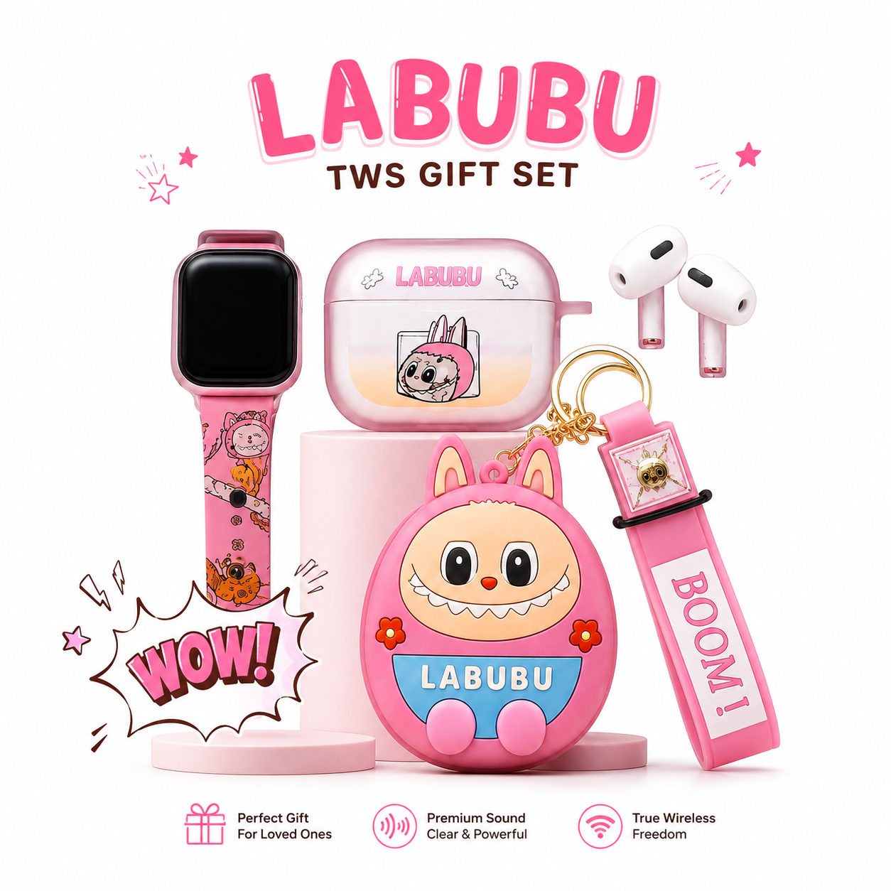 Pop Mart Labubu 2-in-1 Gadget Set - Image 3