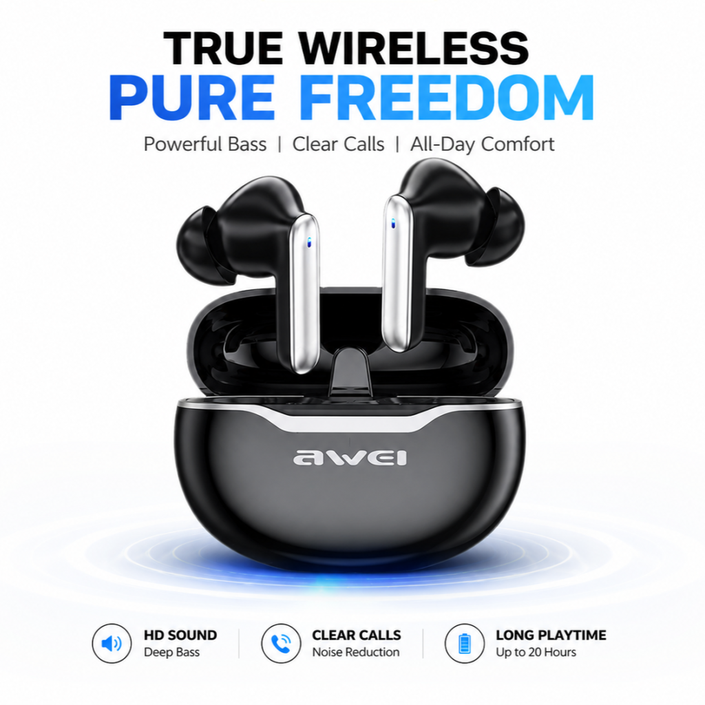 Awei T50 True Wireless Earbuds