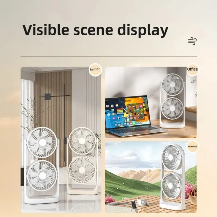 Original Rechergble Double Fan - Image 2