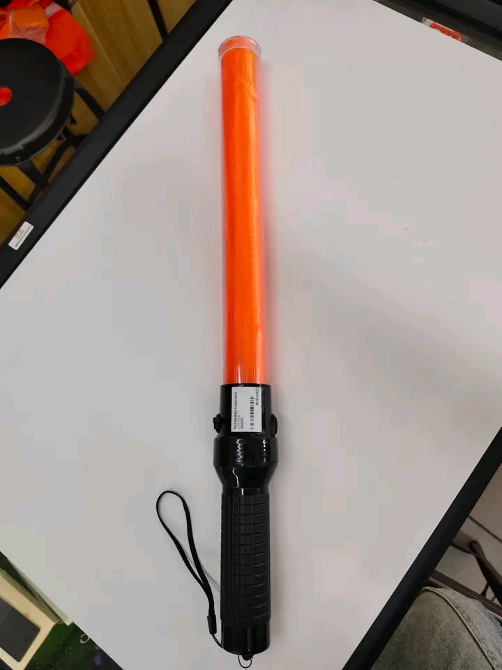 Rechargeable LED Traffic Baton Wand Signal Hand Indicator Light Stick - Image 3