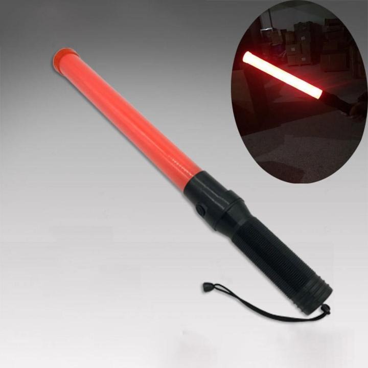 Rechargeable LED Traffic Baton Wand Signal Hand Indicator Light Stick - Image 2