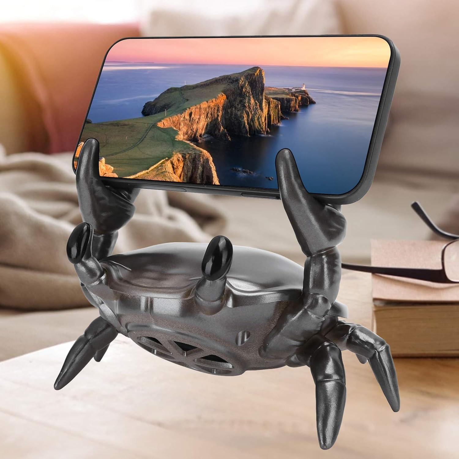 3-in-1 Crab Phone Holder & Wireless Bluetooth Speaker - Image 3