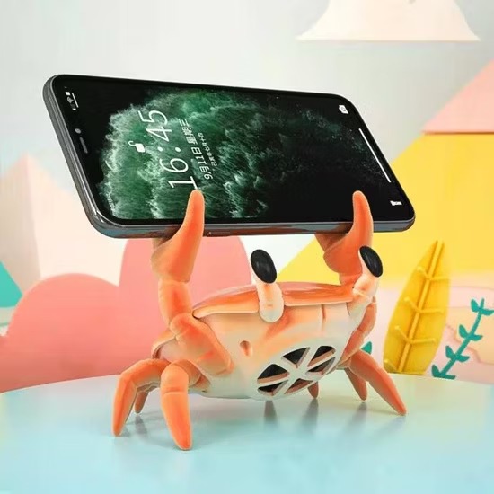 3-in-1 Crab Phone Holder & Wireless Bluetooth Speaker - Image 2