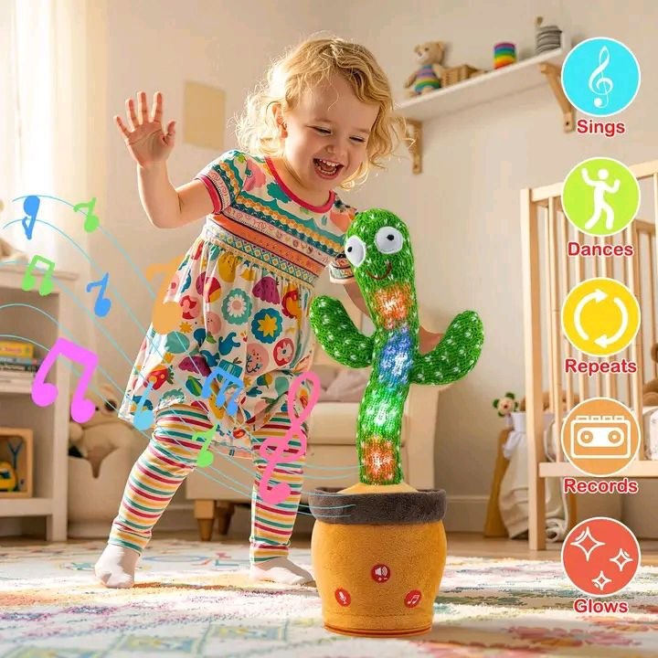 đĩđļ Talking & Dancing Cactus Toy - Image 6