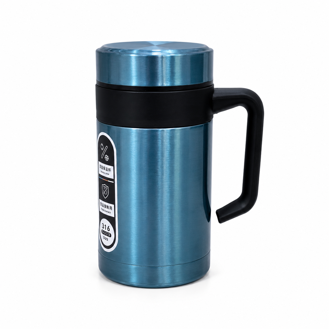 316 Stainless Steel Vacuum Office Mug - Image 3