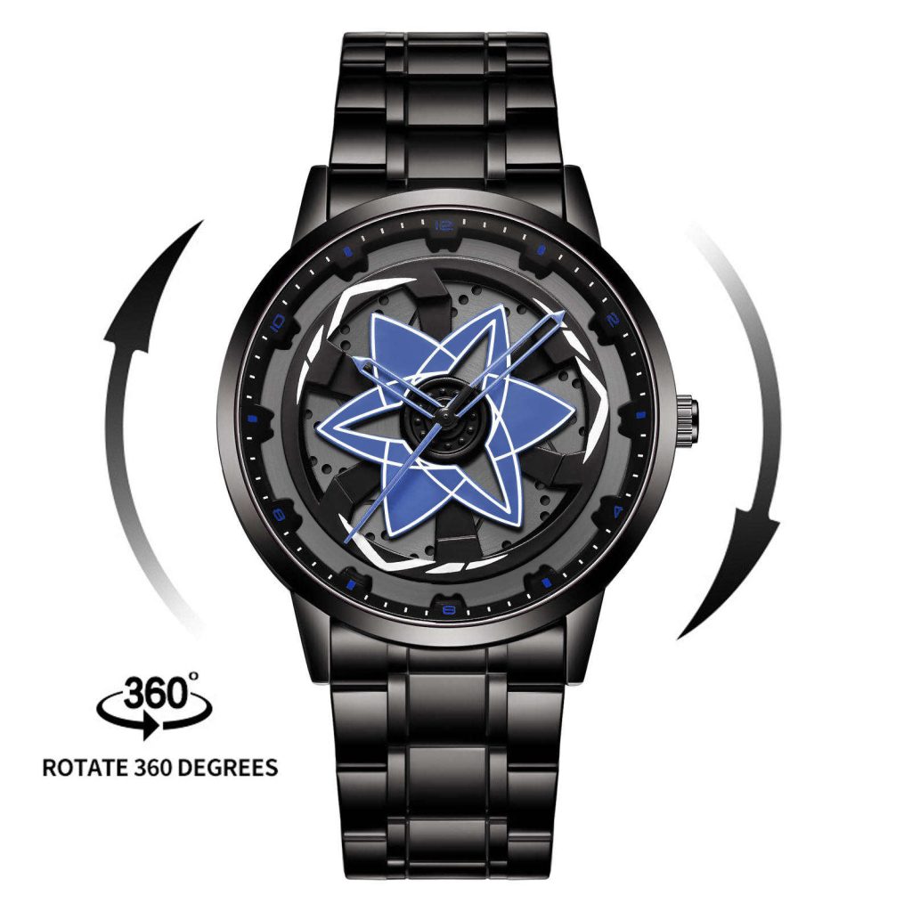 Wheel Rim Rotating Watch