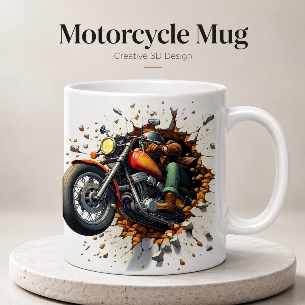 3D Fish In Water Design Ceramic Mug – Microwave & Dishwasher Safe Wraparound Coffee Mug with Protected Packaging 11-15 5268, 5267, 5266, 5265, 5264, 5263, 5262 , 4998, 5000, 4997, 4996, 4951, 4949, 4948, 4945, 4944, 4943, 4941